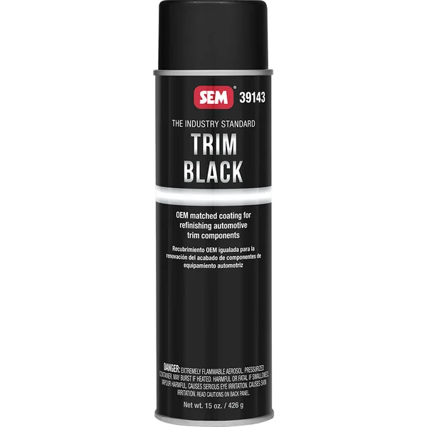 SEM Trim Black - 20oz Aerosol Can [39143]