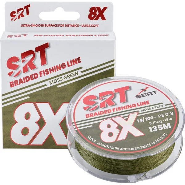 Sert Braid 8X SRT Moss Green 135m
