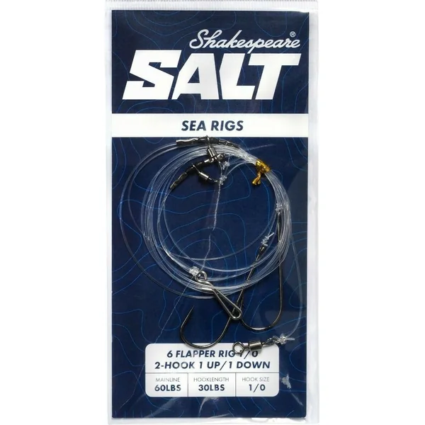 Shakespeare 6 Flapper Rig 1/0 - 2-hook 1 up/1 down