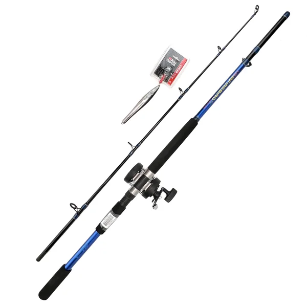Shakespeare Firebird Boat Multiplier Rod & Reel + Lucas Pirk Combo