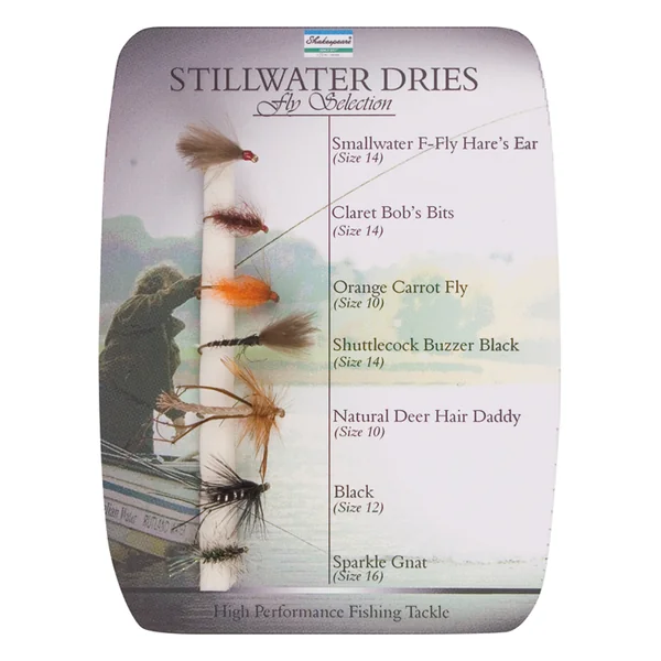 Shakespeare Fly Selection No.1 Stillwater Dries 7pc
