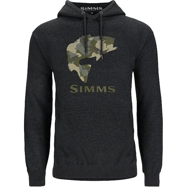 Simms Bass Fill Hoody Charcoal Heather