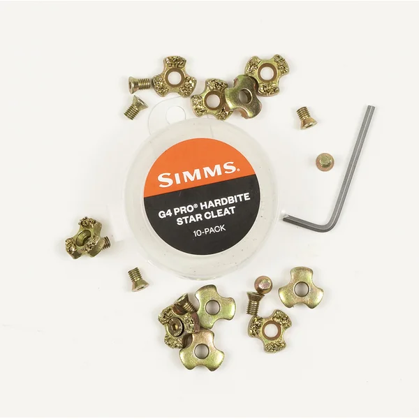 Simms G4 ProHardBite Star Cleat (10 Pack)