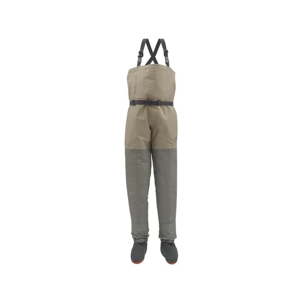Simms Kids Breathable Stockingfoot Chest Waders - Tan