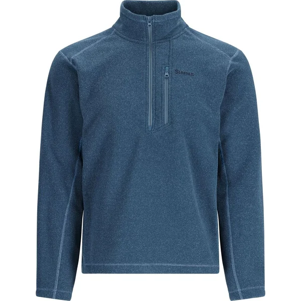 Simms Rivershed Half Zip Neptune Heather