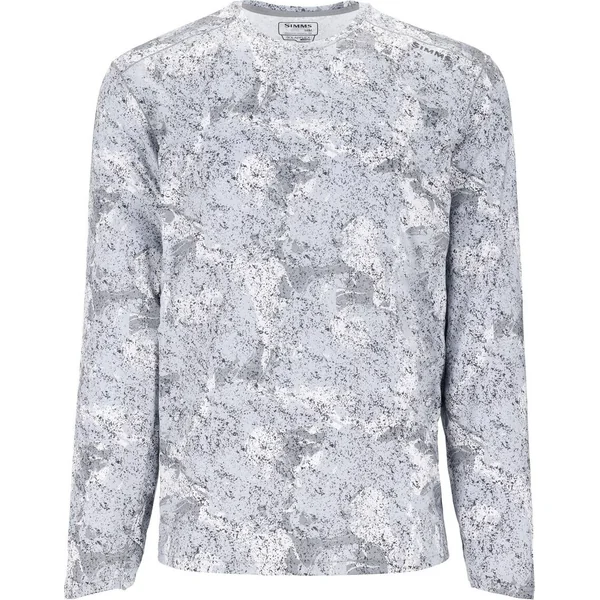 Simms Solarflex Crewneck Back Eddy White