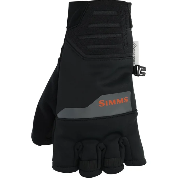 Simms Windstopper Half-Finger Glove Black