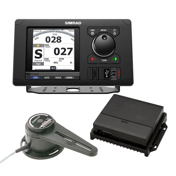 Simrad AP70 MK2 Autopilot Basic Pack- Includes AP70 MK2 Control Head, AC70 Course Computer RF300 Feedback [000-15039-001]