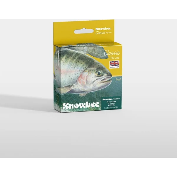 Snowbee Classic Fast Sink Fly Line Dark Green