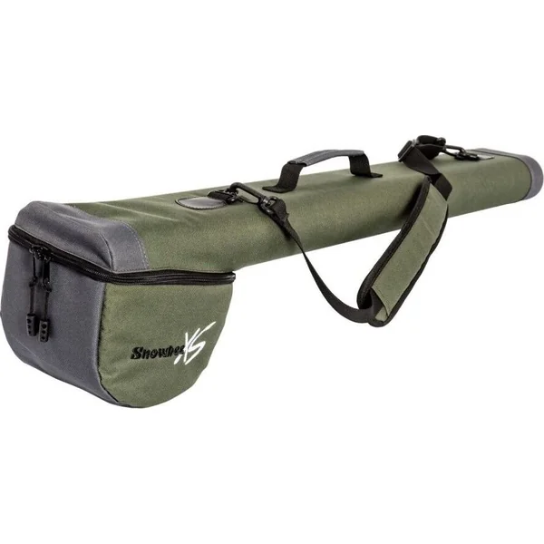 Snowbee Double Travel Reel Case Fly Rod - Sage Green/Grey X-Small