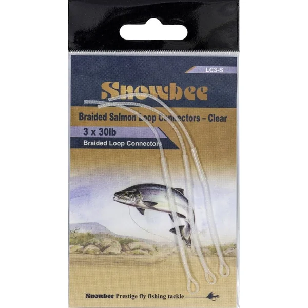 Snowbee Looped Connectors Salmon 3pc