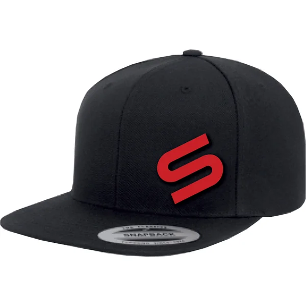 Sonik Black Snapback Icon Cap