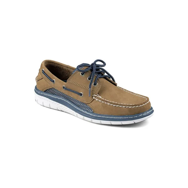 Sperry STS10671 Billfish Ultralite 3-Eye Boat Shoe - Taupe Blue - 9