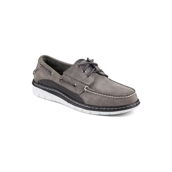 Sperry STS13872 Billfish Ultralite 3-Eye Boat Shoe - Grey/Black - 9