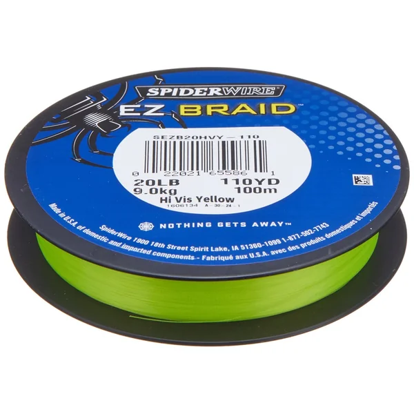 Spiderwire EZ Braided Line Hi Vis Yellow