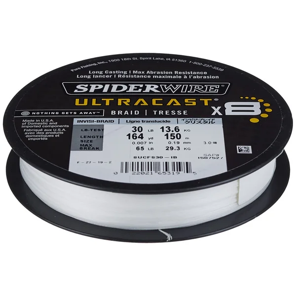 Spiderwire Ultracast Braided Line Invisibraid