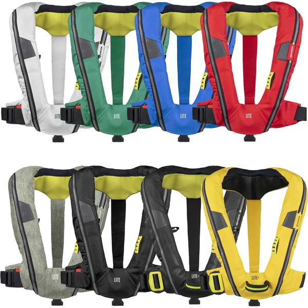 Spinlock Deckvest Lite Auto Life Jacket with Crotch Strap