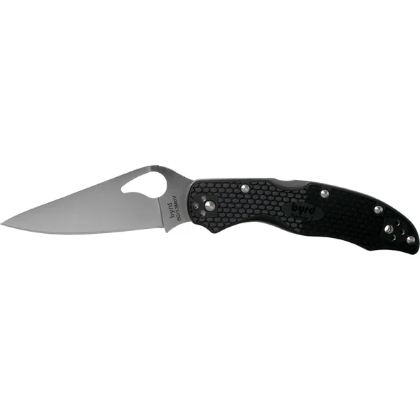 Spyderco Byrd Harrier 2 Black FRN 3.36in Locking Knife