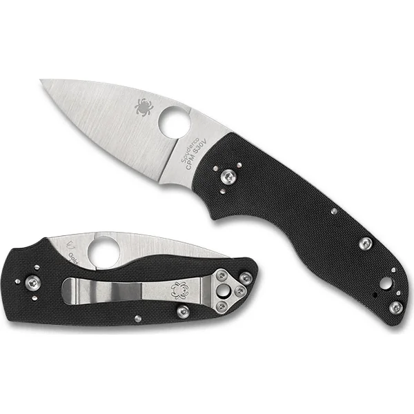 Spyderco Lil' Native Black Slip Joint 2.42in Locking Knife