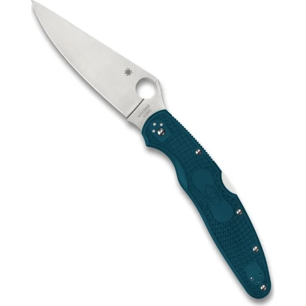 Spyderco Police 4 Lightweight Blue 4.38in Locking Knife