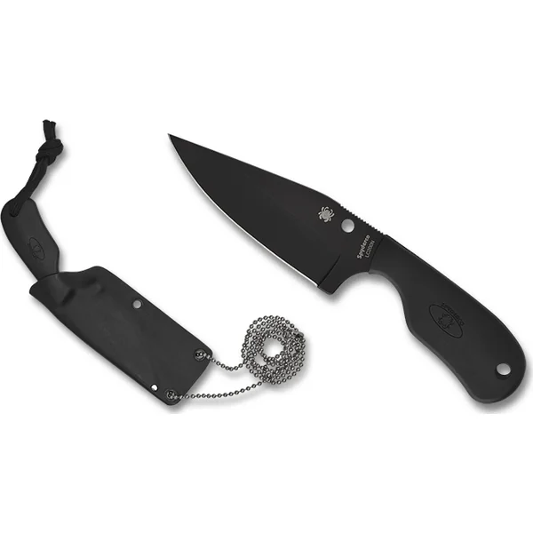 Spyderco Subway Bowie Black FRN Black Blade 2.80in Fixed Blade
