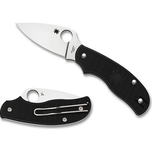 Spyderco Urban LWT Leaf Black FRN 2.61in Non Locking