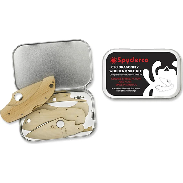 Spyderco Wooden Knife Kit C28 Dragonfly 2