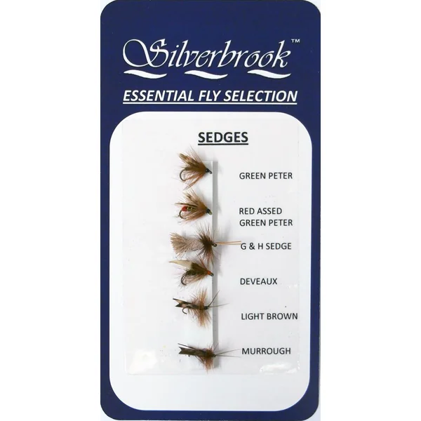 Stillwater Fly Selection 6 x Sedges