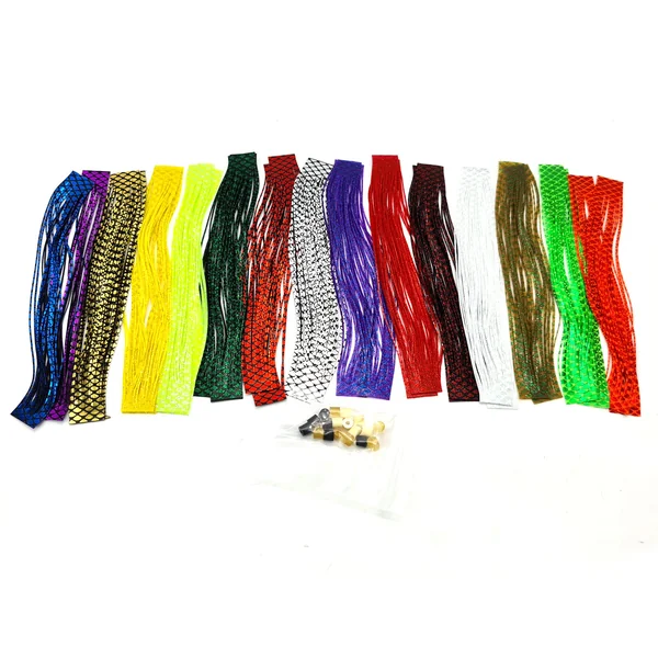 Stillwater Natural Scales And Sil-A-Chrome Skirt Material Combo