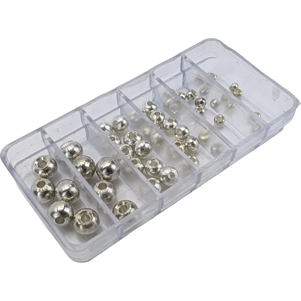 Stillwater Silver Bead Assortment 50pc