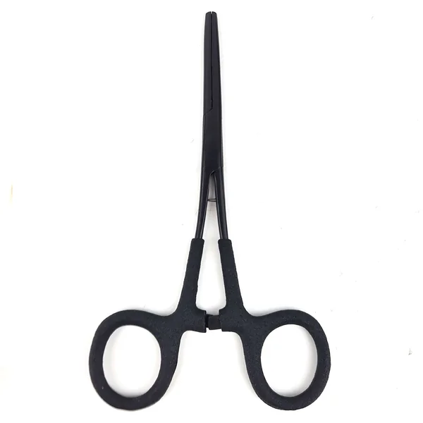 Stillwater Straight Forceps 6in - Stealth Black