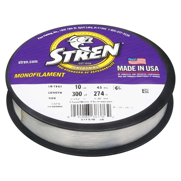 Stren Original Monofilament Clear/Blue Fluorescent