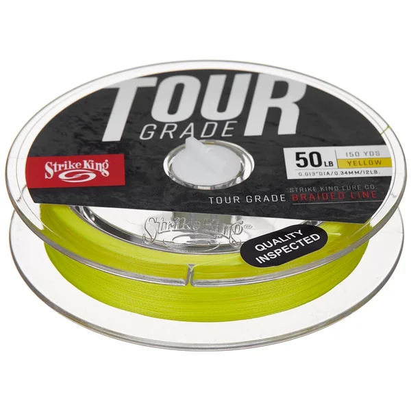 Strike King Tour Grade Braid Yellow Braided Line