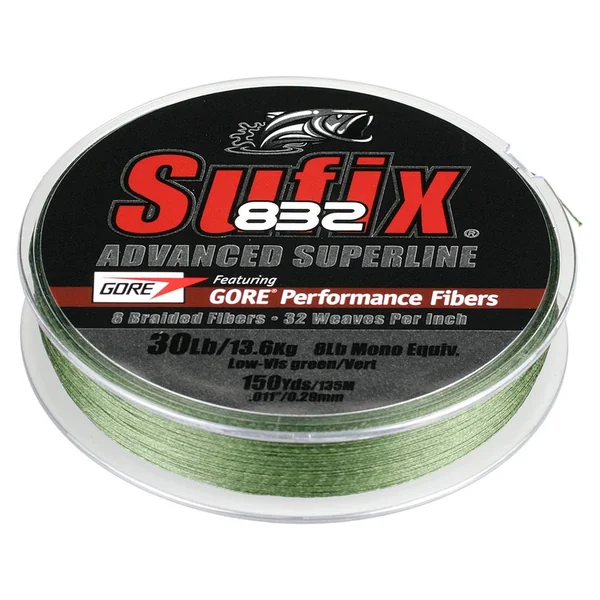 Sufix 832 Braided Line Lo-Vis Green