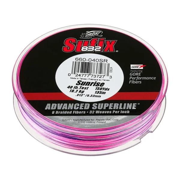 Sufix 832 Braided Line Sunrise