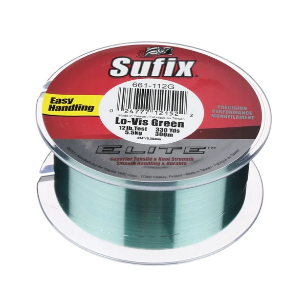 Sufix Elite Lo-Vis Green Monofilament Line