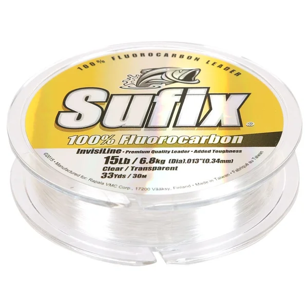 Sufix Invisiline Fluorocarbon Line Leader 33yds