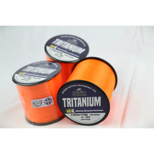 Sufix Tritanium Mono Neon 1/4lb Spools