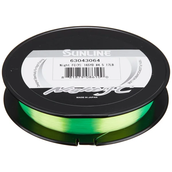 Sunline Night FC Hi-Vis Yellow Fluorocarbon Line