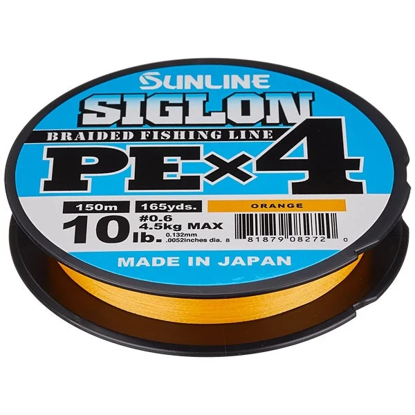 Sunline Siglon PEx4 Braided Line Orange