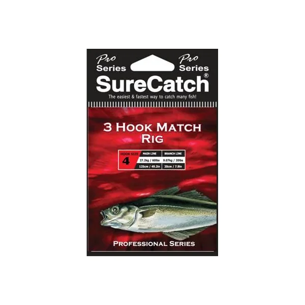 Surecatch 3 Hook Match Rig