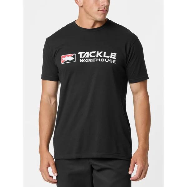 Tackle Warehouse Front Logo Short Sleeve Shirt Black