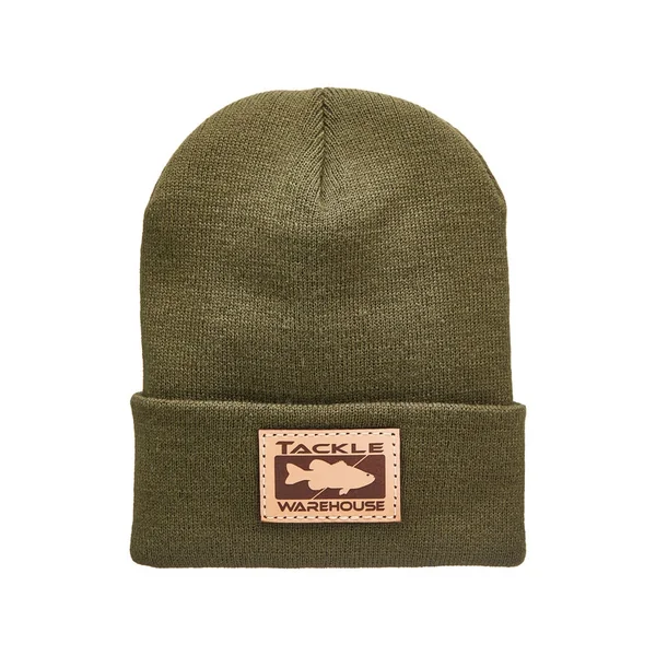 Tackle Warehouse Leather Patch Beanie
