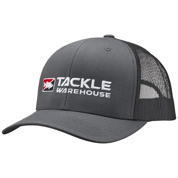 Tackle Warehouse Logo Trucker Hat Charcoal/Black