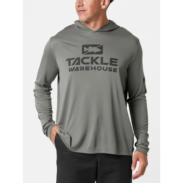 Tackle Warehouse Sun Hoodie Dark Smoke Grey