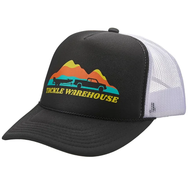 Tackle Warehouse Tail Lights Foamie Trucker Blk/Whi/Yel