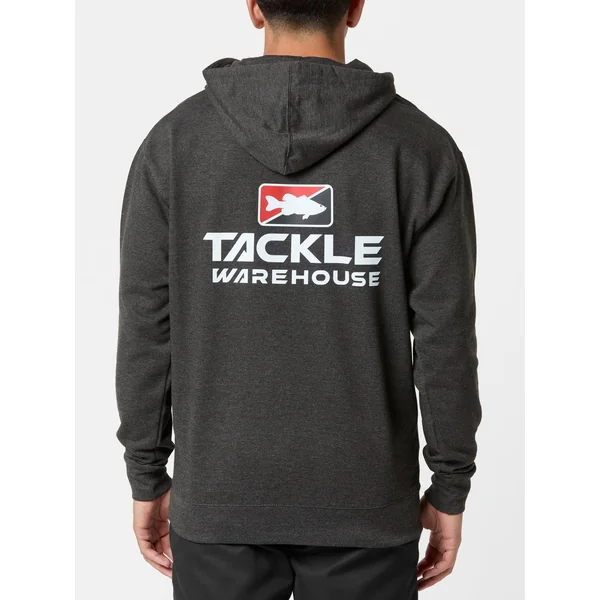 Tackle Warehouse Vertical Hoodie Charcoal Heather