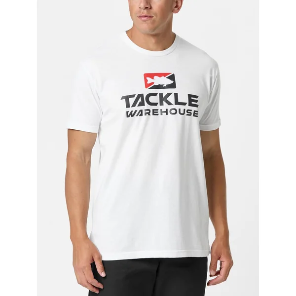 Tackle Warehouse Vertical Short Sleeve Shirt White