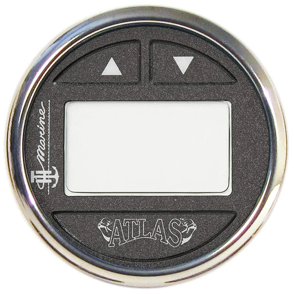 T-H Marine ATLAS Hydraulic Gauge Kit f/6", 10", 12" 14" ATLAS Jack Plates - Stainless Steel Bezel [FAGK-2SS-DP]