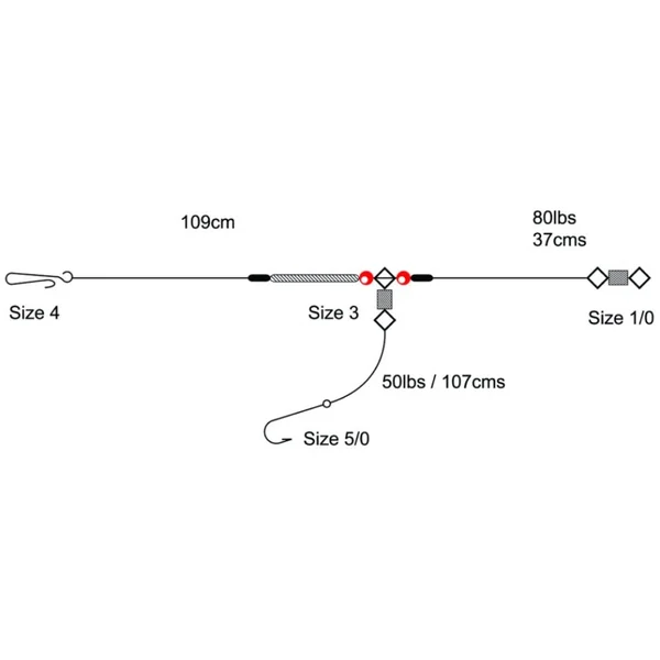 Tronixpro 1Hook Clipped Rig